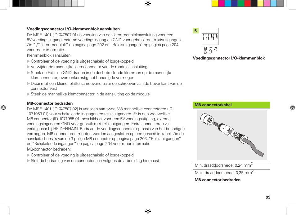 HEIDENHAIN MSE 1300 User Manual | Page 99 / 206