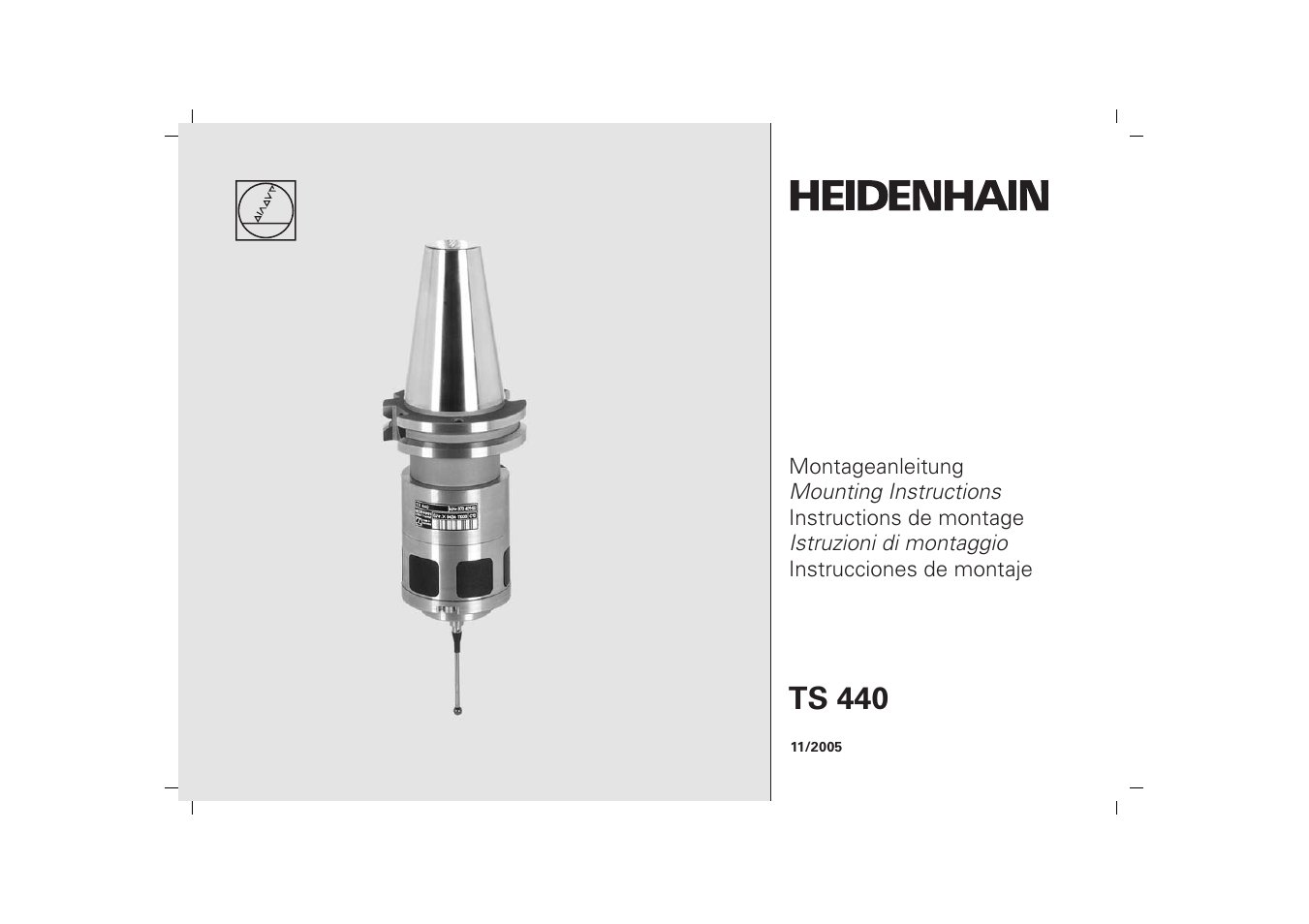 HEIDENHAIN TS 440 User Manual | 14 pages