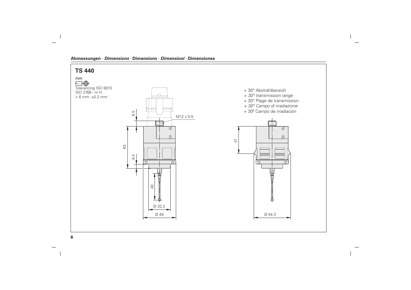 HEIDENHAIN TS 440 User Manual | Page 6 / 14