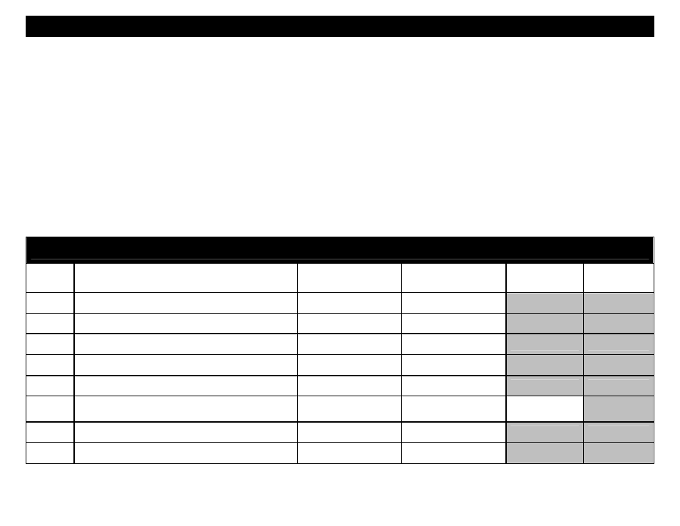 Option programming, Rs-1, rs-3, rs-4 option programming table | Crimestopper Security Products RS-00 User Manual | Page 16 / 28