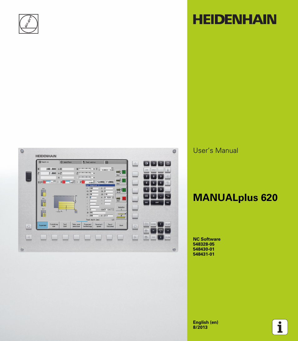 HEIDENHAIN SW 548328-05 User Manual | 599 pages