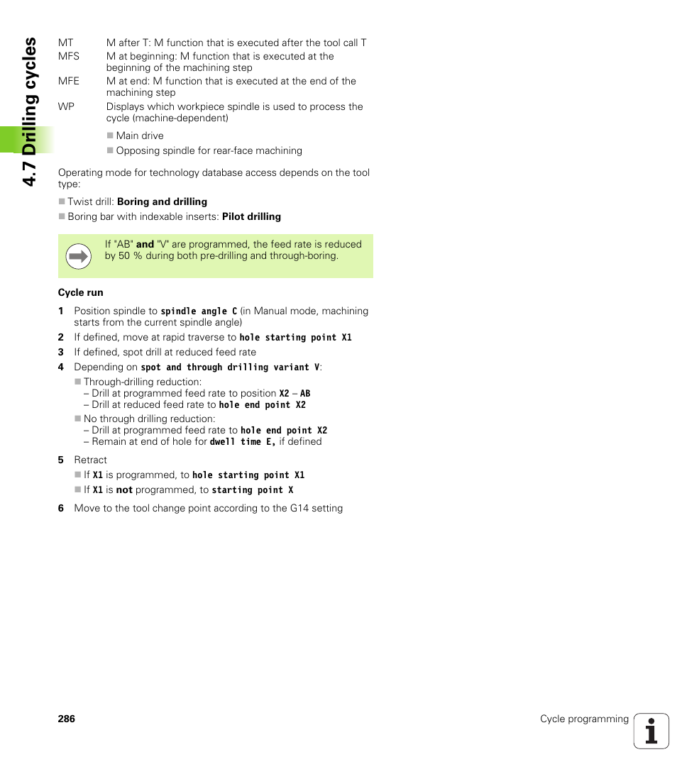 7 dr illing cy cles | HEIDENHAIN SW 548328-05 User Manual | Page 286 / 599