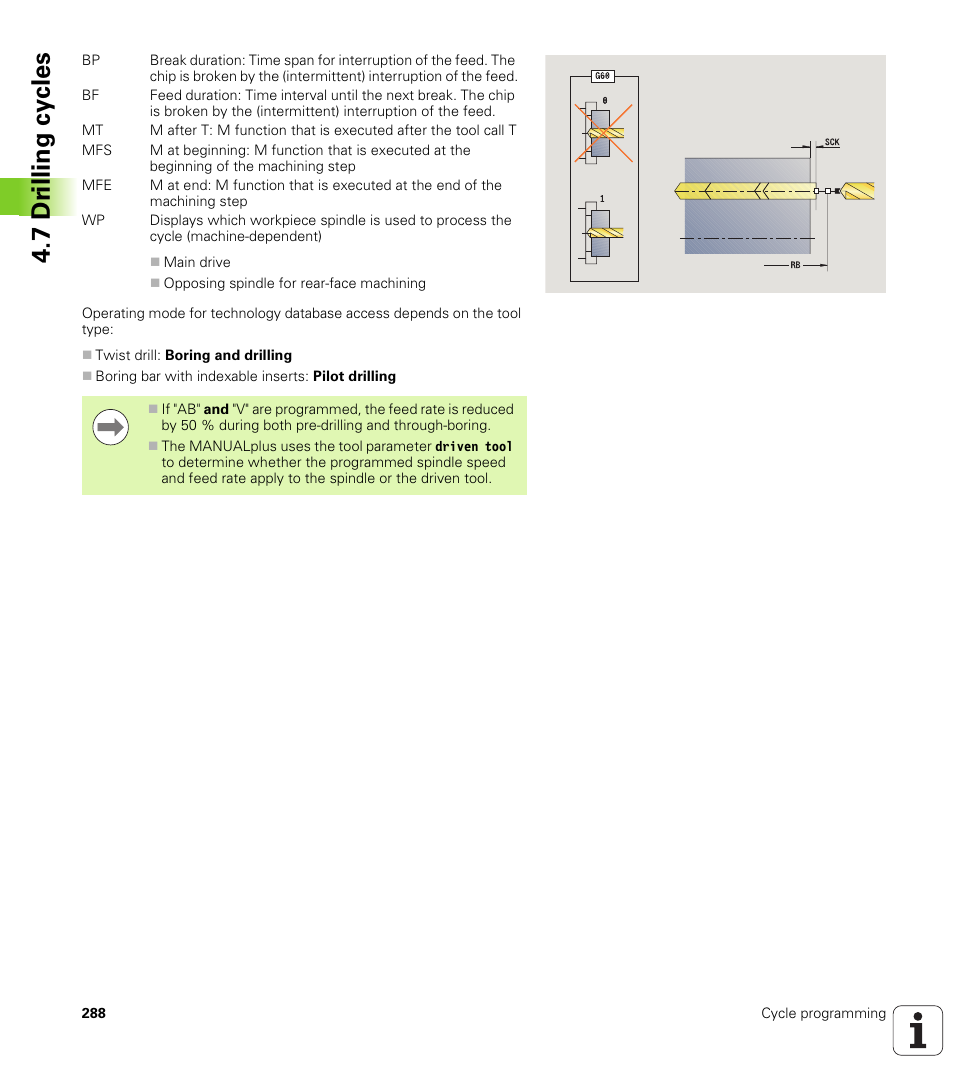 7 dr illing cy cles | HEIDENHAIN SW 548328-05 User Manual | Page 288 / 599