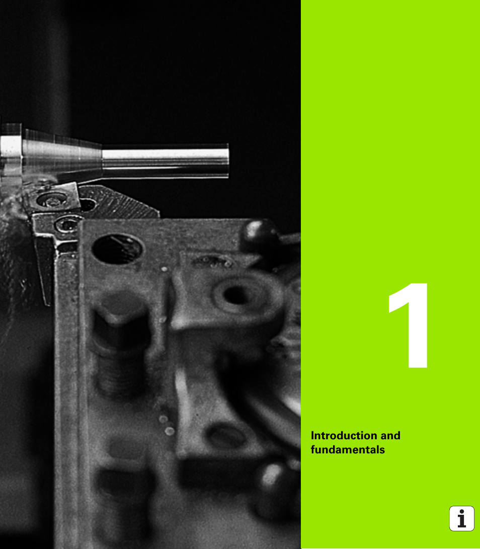 Introduction and fundamentals, 1 introduction and fundamentals | HEIDENHAIN SW 548328-05 User Manual | Page 33 / 599