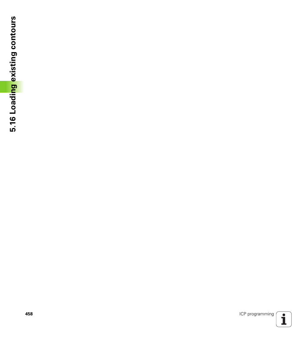 16 loading existing cont ours | HEIDENHAIN SW 548328-05 User Manual | Page 458 / 599