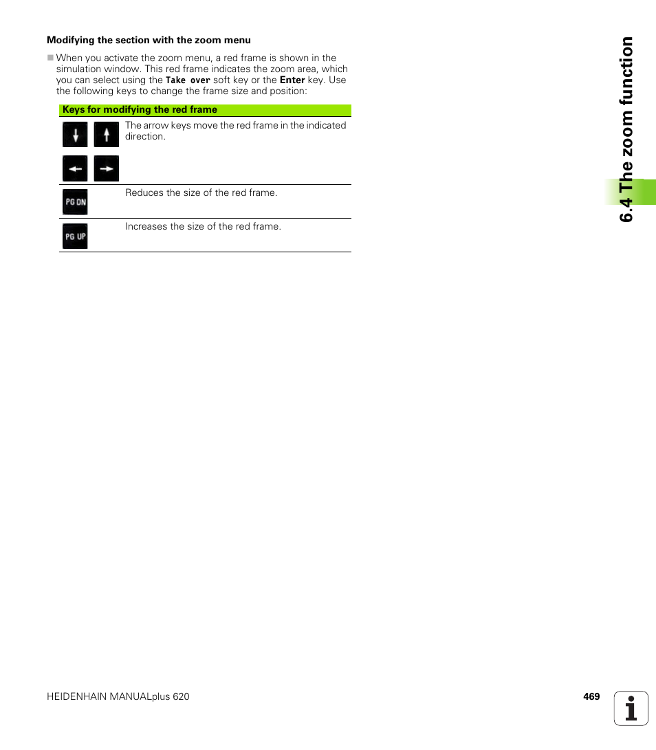 4 the z oom function | HEIDENHAIN SW 548328-05 User Manual | Page 469 / 599