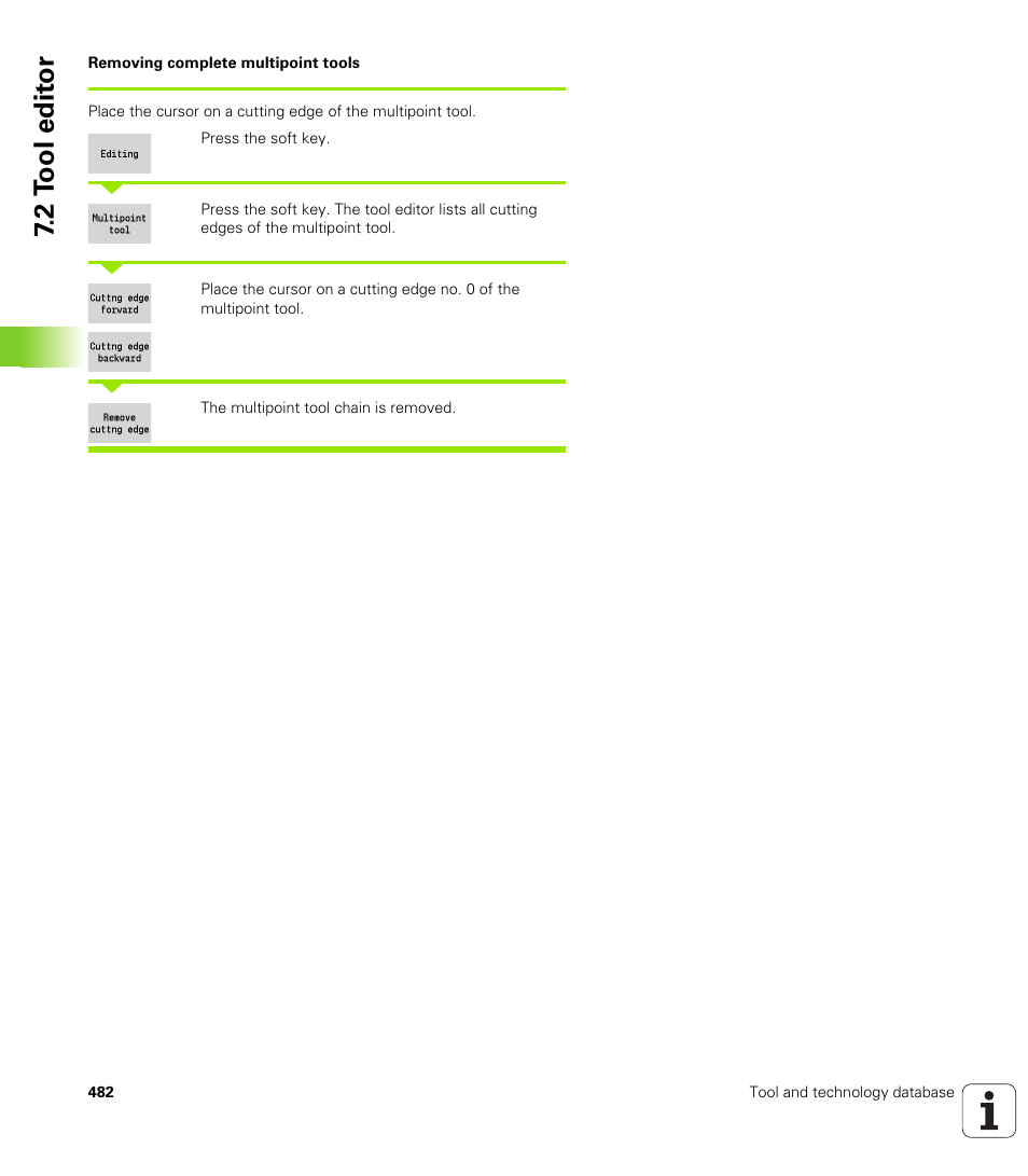 2 t ool edit or | HEIDENHAIN SW 548328-05 User Manual | Page 482 / 599