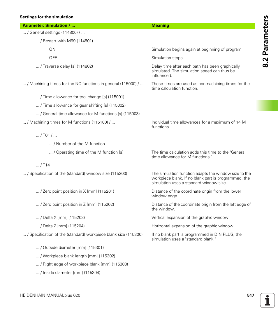 2 p a ra met e rs | HEIDENHAIN SW 548328-05 User Manual | Page 517 / 599