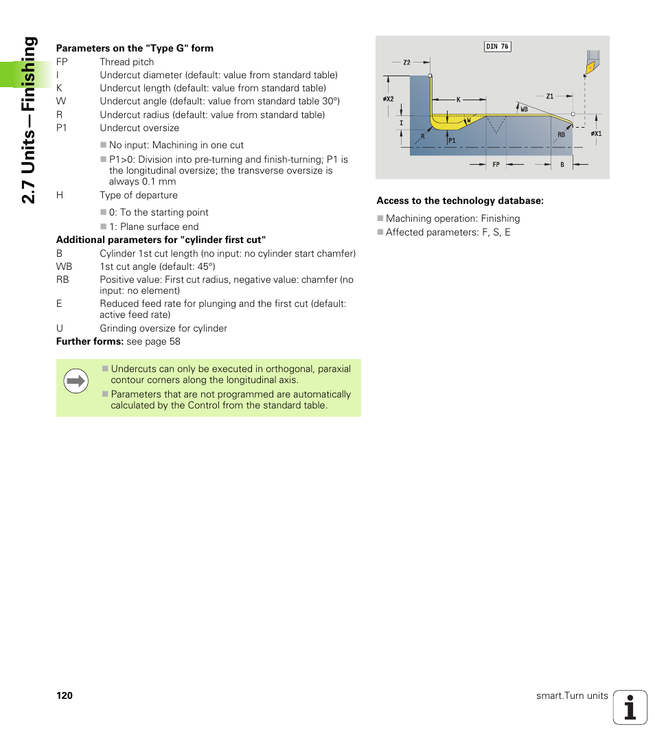7 units—finishing | HEIDENHAIN SW 548328-05 DIN Programming User Manual | Page 120 / 598