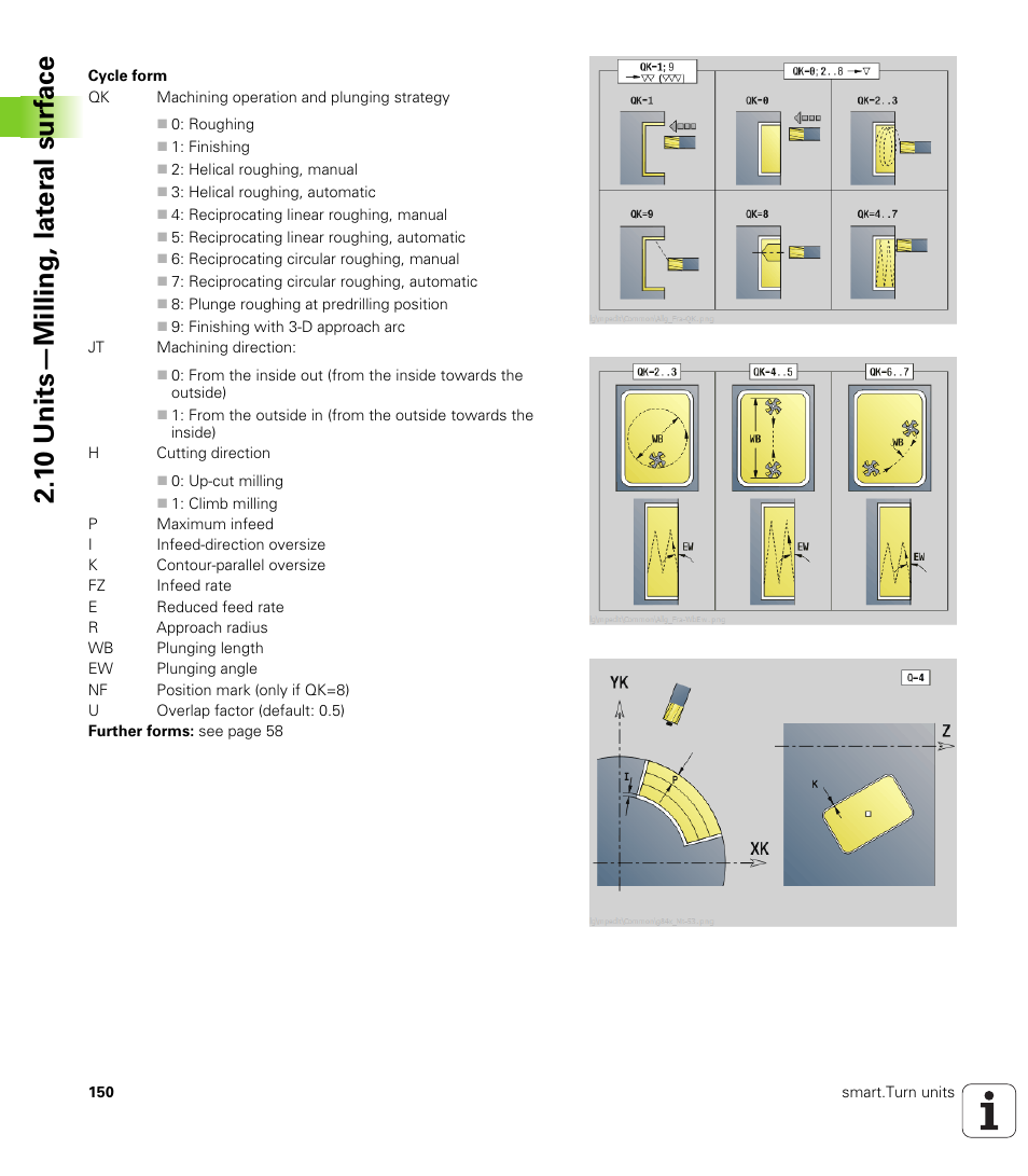 1 0 units—milling, lat e ra l surf ace | HEIDENHAIN SW 548328-05 DIN Programming User Manual | Page 150 / 598