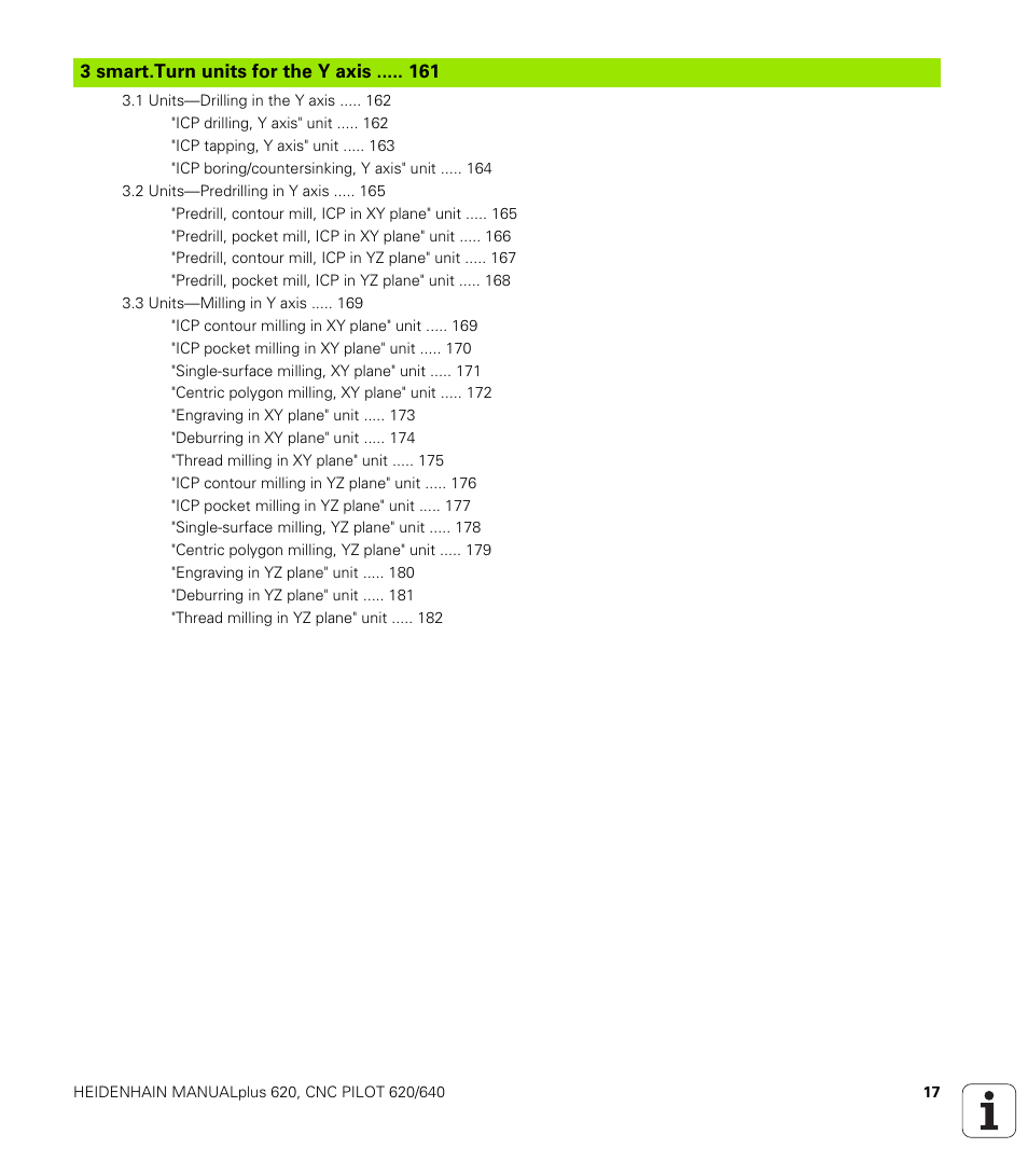 3 smart.turn units for the y axis | HEIDENHAIN SW 548328-05 DIN Programming User Manual | Page 17 / 598