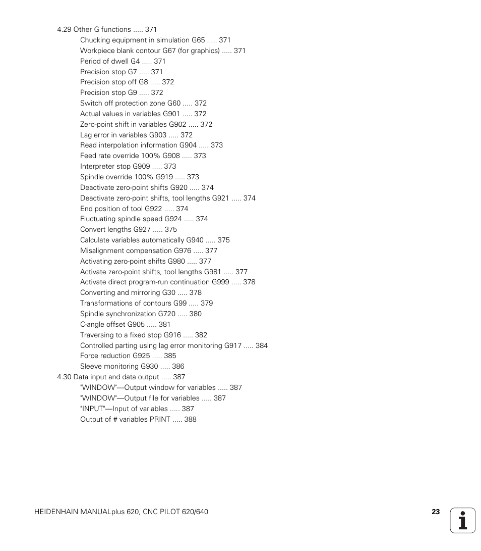 HEIDENHAIN SW 548328-05 DIN Programming User Manual | Page 23 / 598