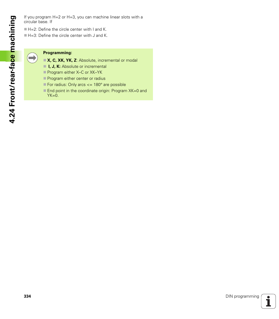 24 f ront/r ear -f ace mac h ining | HEIDENHAIN SW 548328-05 DIN Programming User Manual | Page 334 / 598