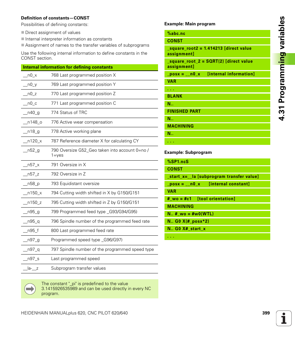 31 pr ogr amming v a ri ables | HEIDENHAIN SW 548328-05 DIN Programming User Manual | Page 399 / 598
