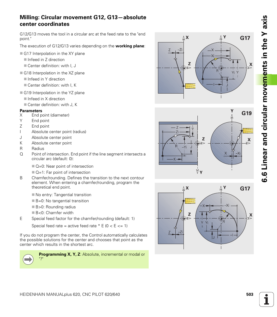 6 linear and cir c ular mo v e ments in the y axis | HEIDENHAIN SW 548328-05 DIN Programming User Manual | Page 503 / 598