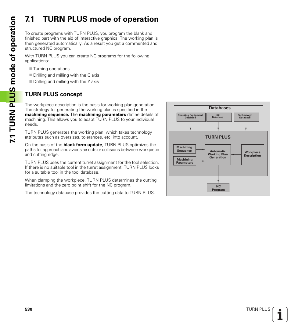 1 turn plus mode of operation, Turn plus concept | HEIDENHAIN SW 548328-05 DIN Programming User Manual | Page 530 / 598