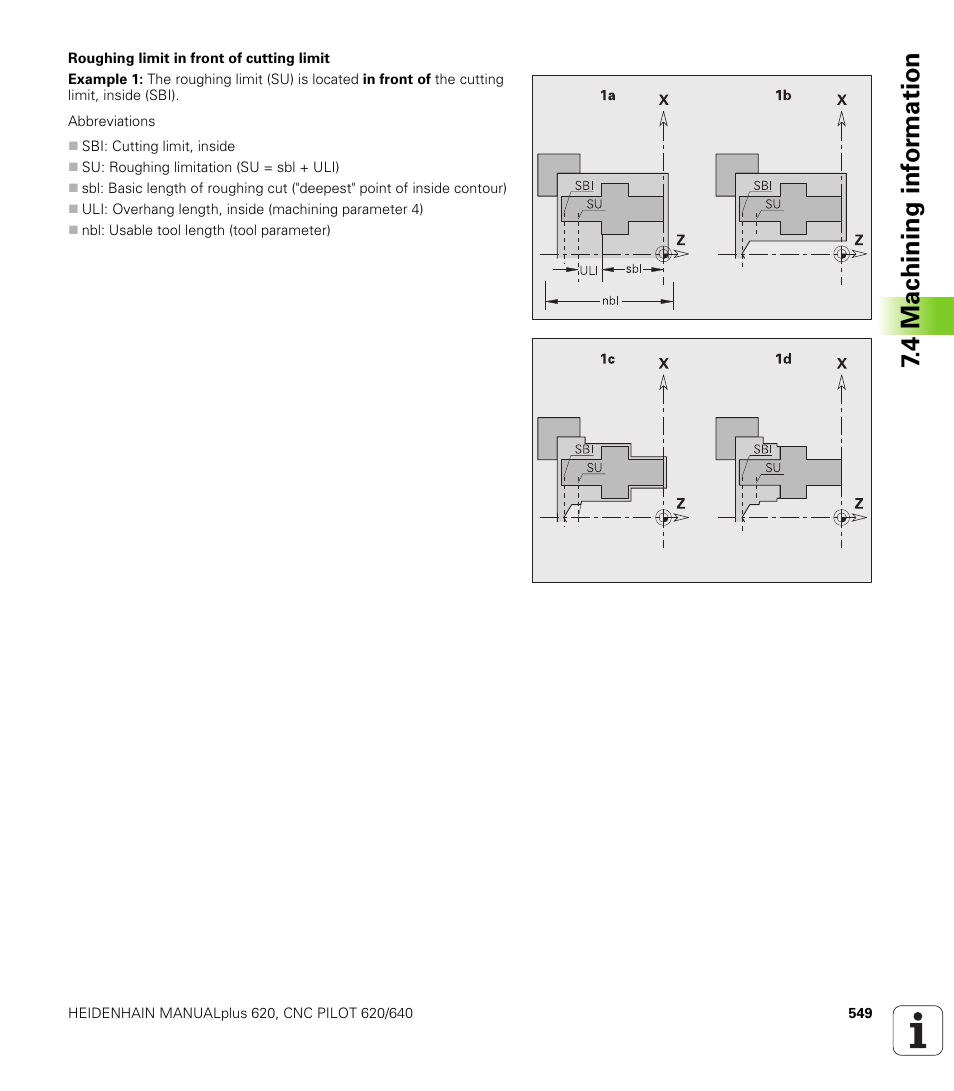 4 mac h ining inf o rm ation | HEIDENHAIN SW 548328-05 DIN Programming User Manual | Page 549 / 598
