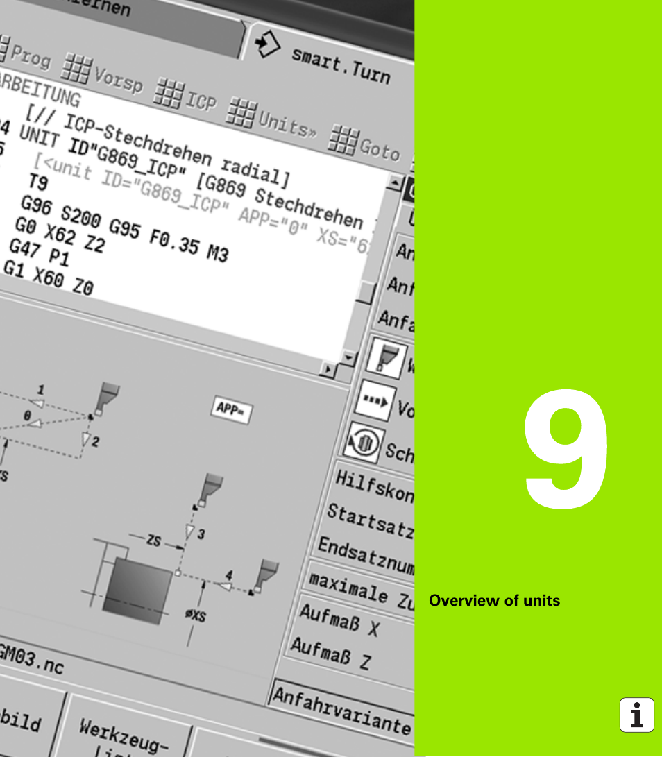 Overview of units, 9 overview of units | HEIDENHAIN SW 548328-05 DIN Programming User Manual | Page 565 / 598