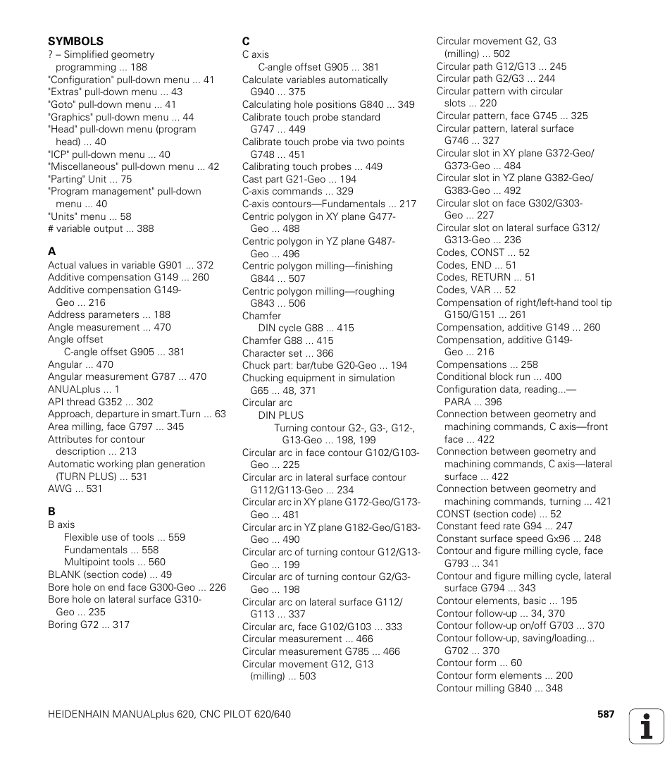 HEIDENHAIN SW 548328-05 DIN Programming User Manual | Page 587 / 598