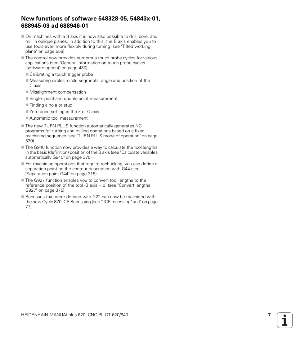 HEIDENHAIN SW 548328-05 DIN Programming User Manual | Page 7 / 598