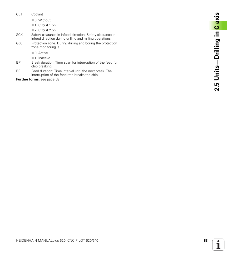 5 units—dr illing in c axis | HEIDENHAIN SW 548328-05 DIN Programming User Manual | Page 83 / 598