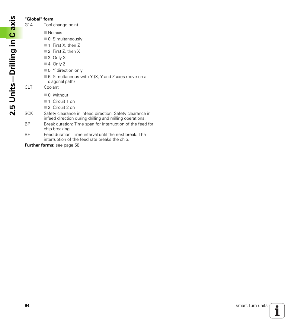 5 units—dr illing in c axis | HEIDENHAIN SW 548328-05 DIN Programming User Manual | Page 94 / 598