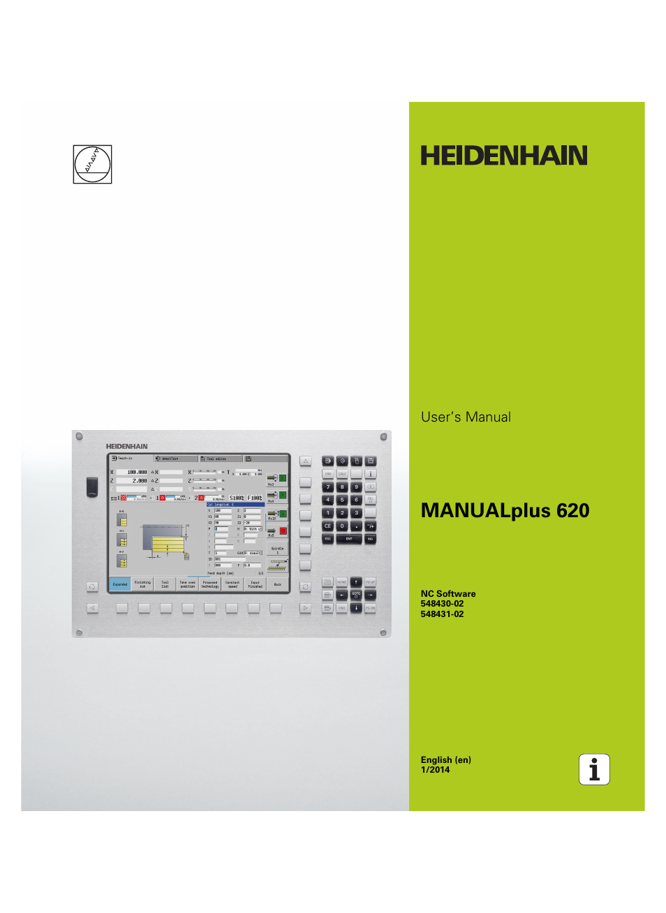 HEIDENHAIN SW 54843x-02 User Manual | 619 pages