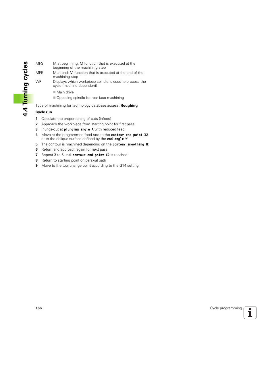 4 t u rn ing cy cles | HEIDENHAIN SW 54843x-02 User Manual | Page 166 / 619