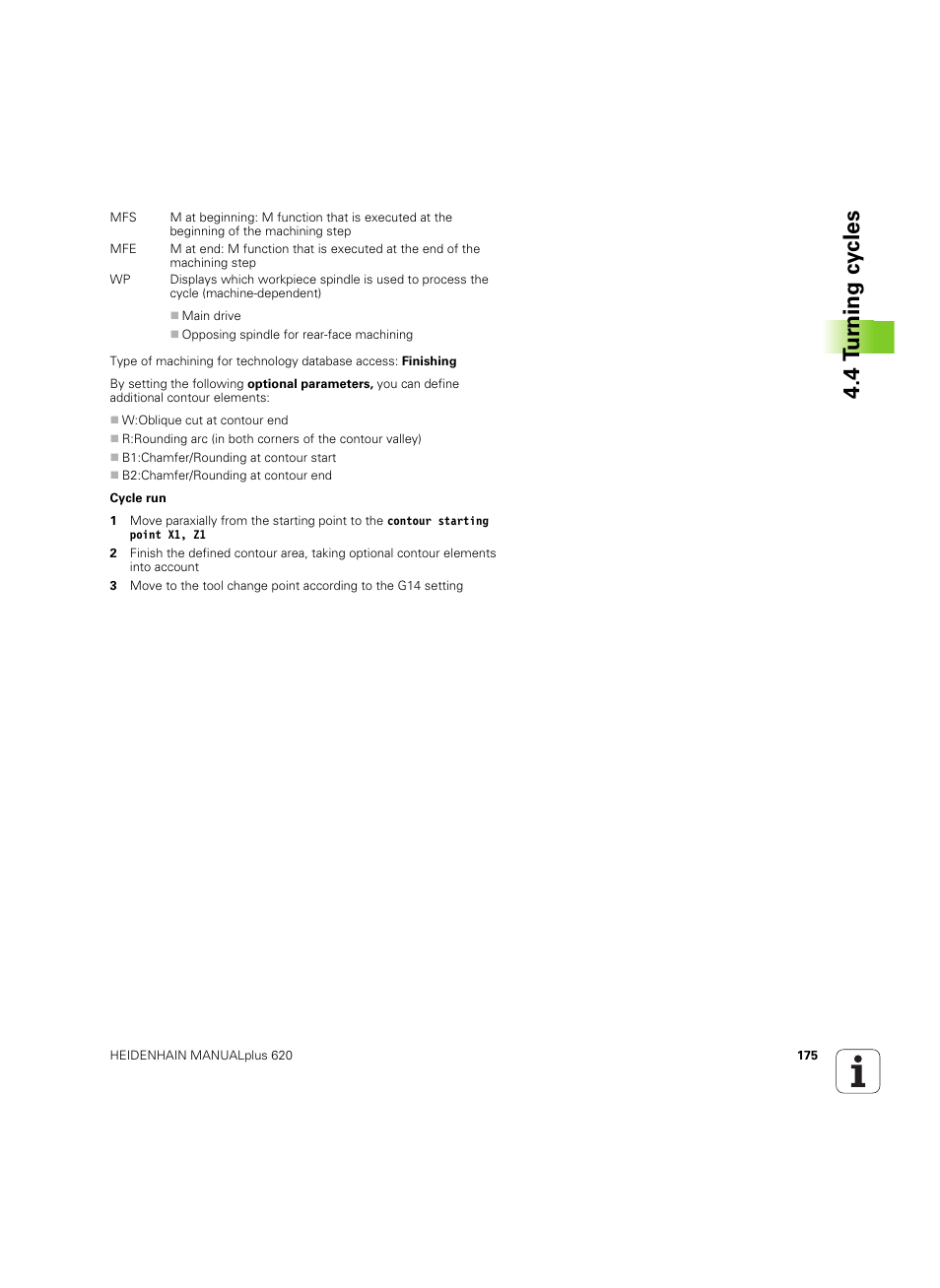 4 t u rn ing cy cles | HEIDENHAIN SW 54843x-02 User Manual | Page 175 / 619