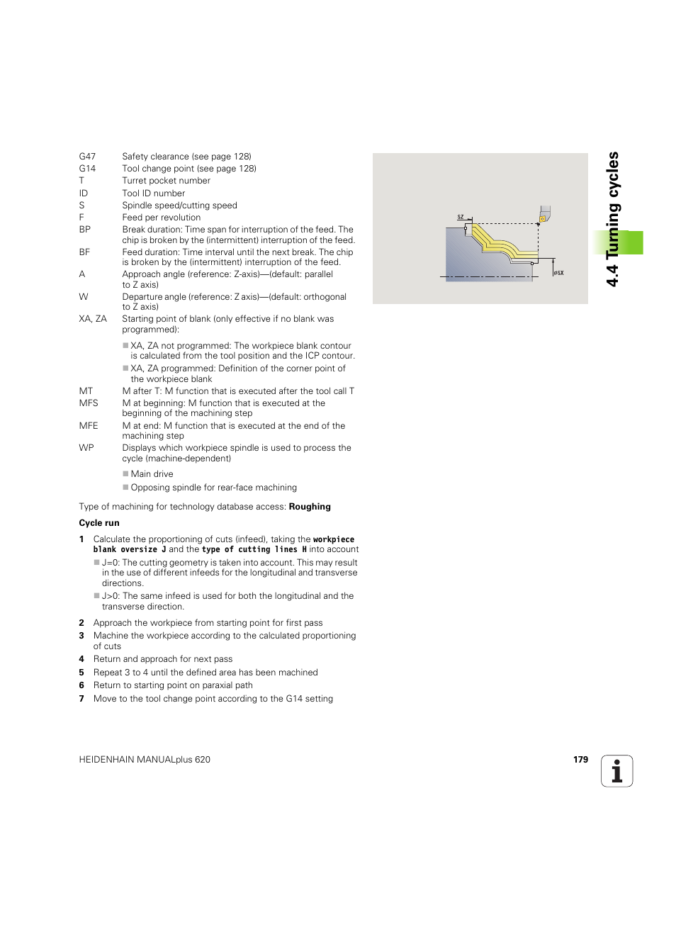 4 t u rn ing cy cles | HEIDENHAIN SW 54843x-02 User Manual | Page 179 / 619