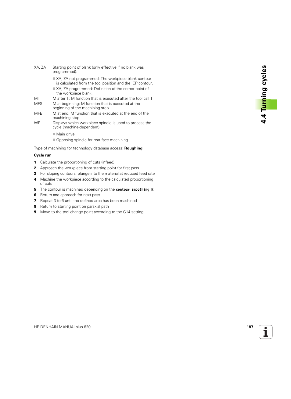 4 t u rn ing cy cles | HEIDENHAIN SW 54843x-02 User Manual | Page 187 / 619