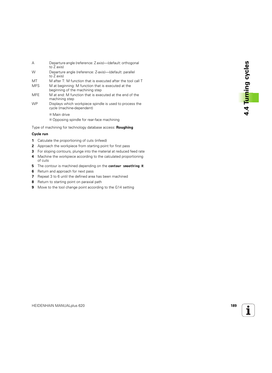 4 t u rn ing cy cles | HEIDENHAIN SW 54843x-02 User Manual | Page 189 / 619