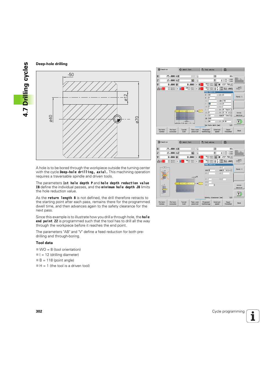 7 dr illing cy cles | HEIDENHAIN SW 54843x-02 User Manual | Page 302 / 619