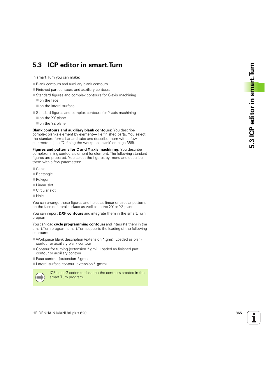 3 icp editor in smart.turn | HEIDENHAIN SW 54843x-02 User Manual | Page 365 / 619