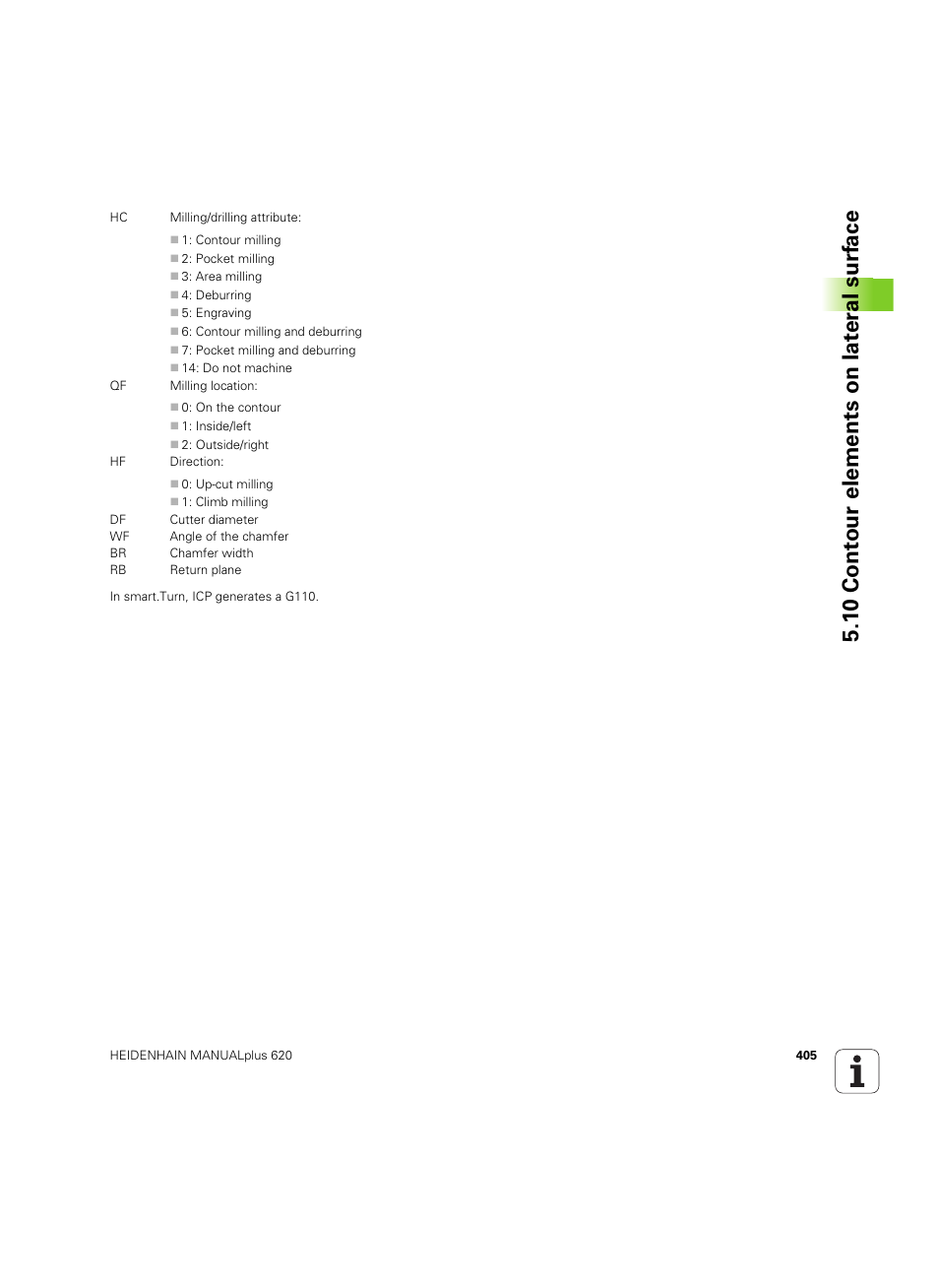 1 0 cont our elements on lat e ra l surf ace | HEIDENHAIN SW 54843x-02 User Manual | Page 405 / 619