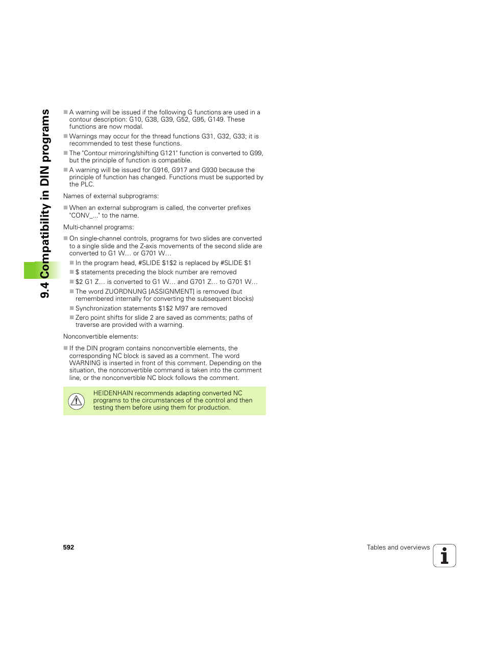 4 compatibility in din pr ogr a ms | HEIDENHAIN SW 54843x-02 User Manual | Page 592 / 619