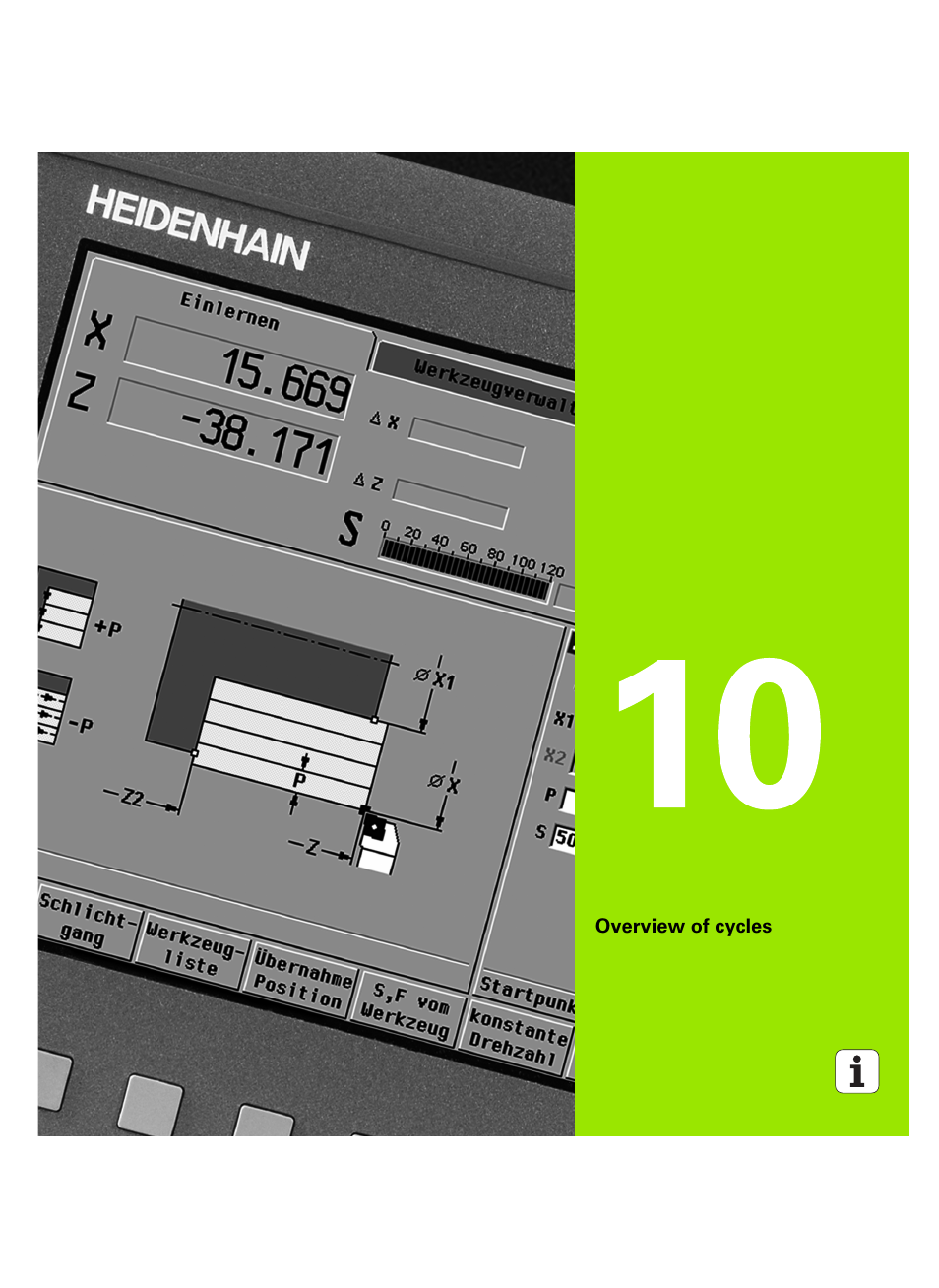 Overview of cycles, 10 overview of cycles | HEIDENHAIN SW 54843x-02 User Manual | Page 605 / 619