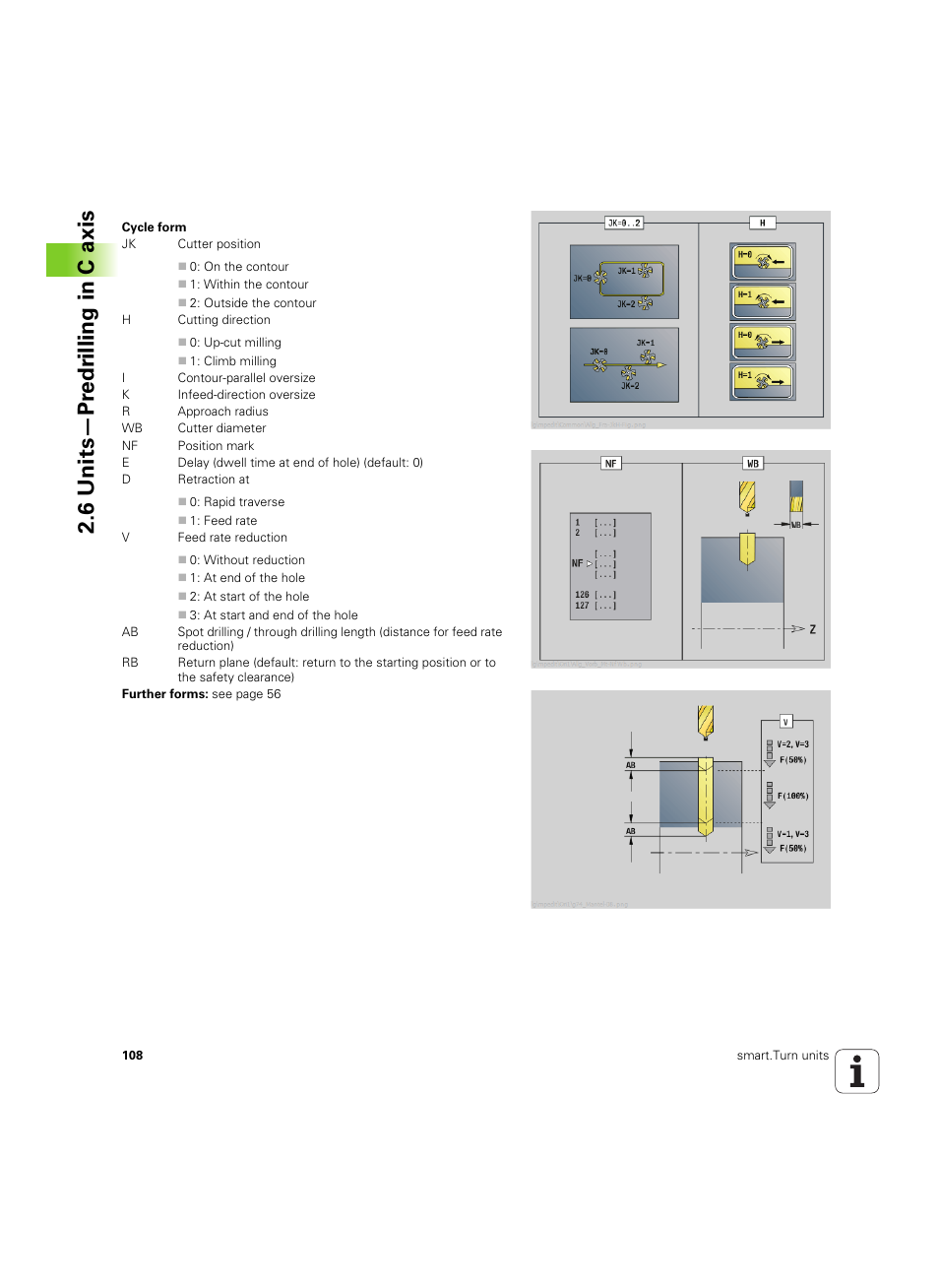 6 units—pr e dr illing in c axis | HEIDENHAIN SW 54843x-02 DIN Programming User Manual | Page 108 / 601