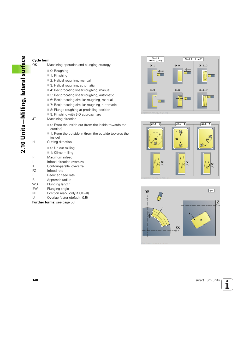 1 0 units—milling, lat e ra l surf ace | HEIDENHAIN SW 54843x-02 DIN Programming User Manual | Page 148 / 601