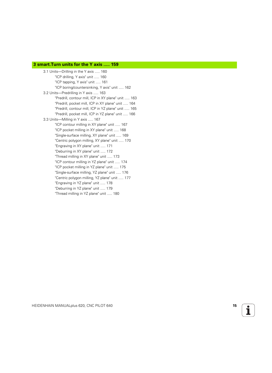 3 smart.turn units for the y axis | HEIDENHAIN SW 54843x-02 DIN Programming User Manual | Page 15 / 601