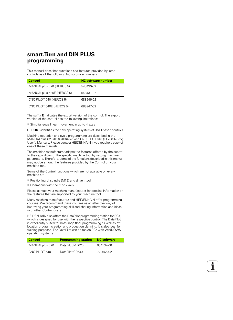 Smart.turn and din plus programming | HEIDENHAIN SW 54843x-02 DIN Programming User Manual | Page 2 / 601