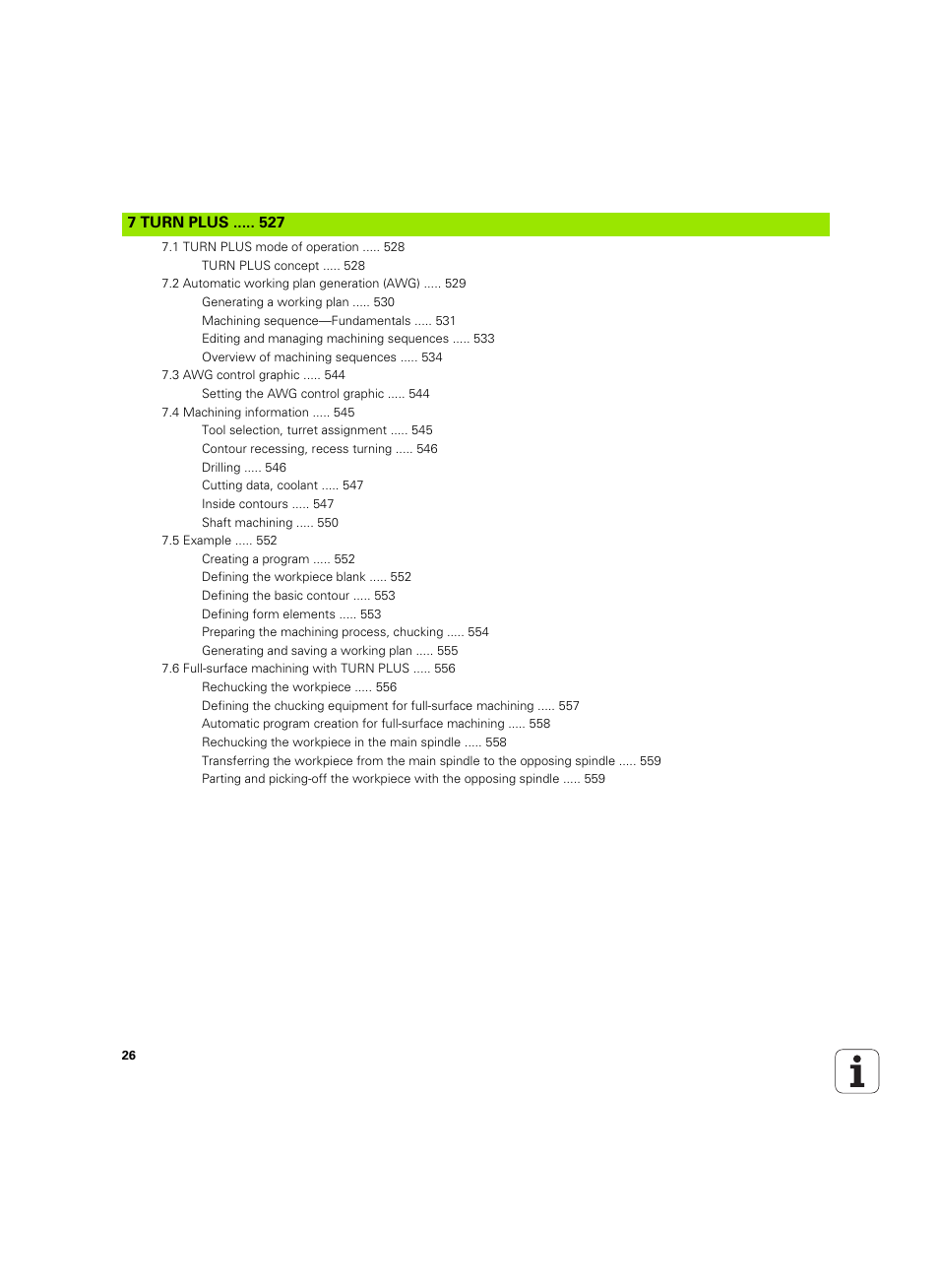 7 turn plus | HEIDENHAIN SW 54843x-02 DIN Programming User Manual | Page 26 / 601