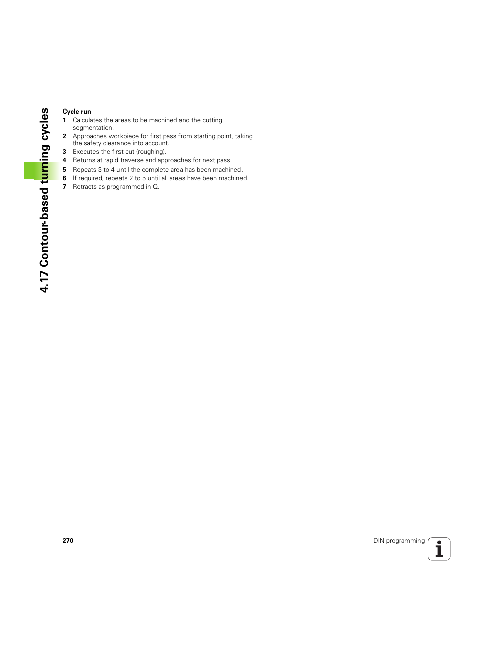 1 7 cont our -based t u rn ing cy cles | HEIDENHAIN SW 54843x-02 DIN Programming User Manual | Page 270 / 601
