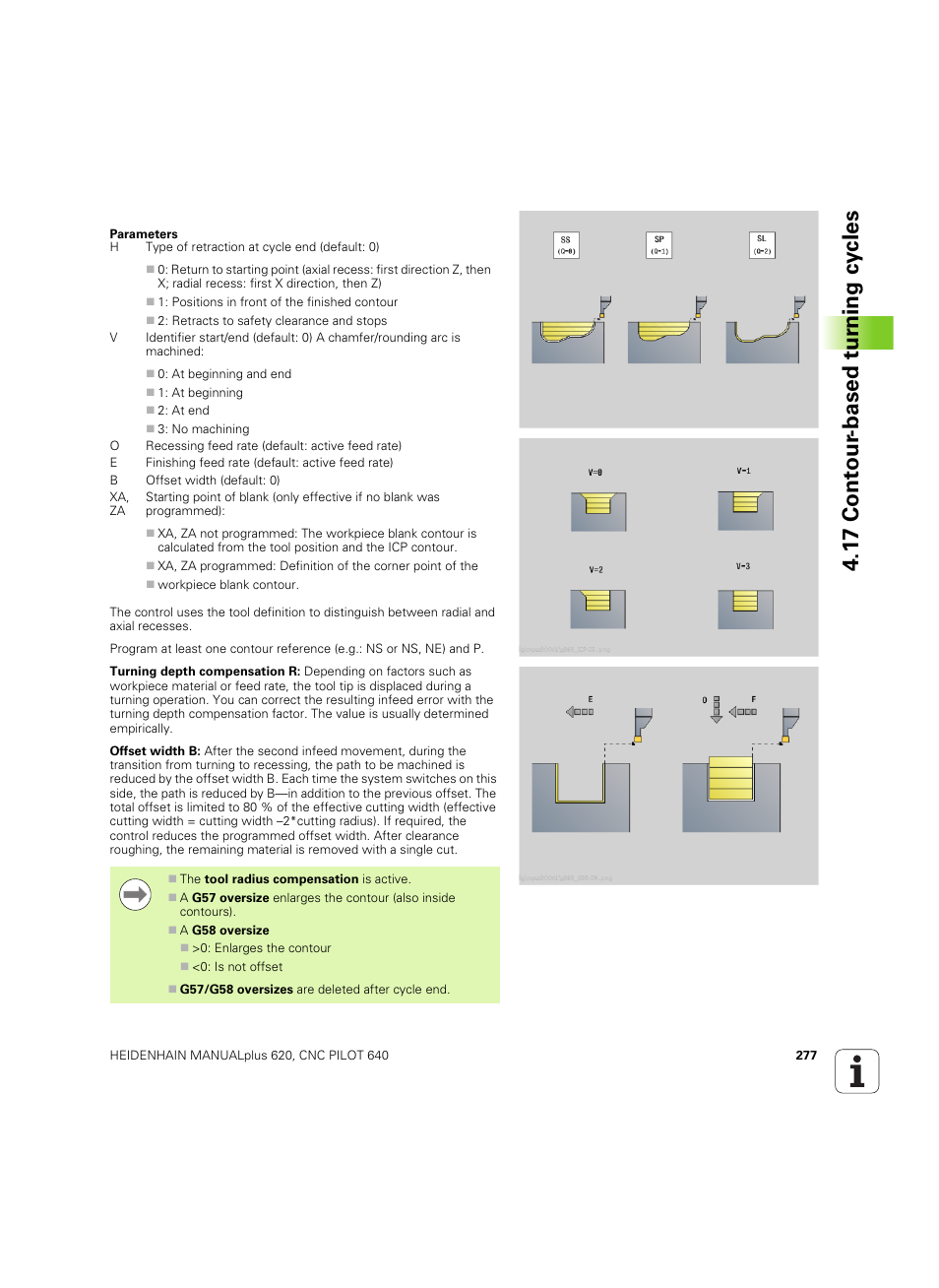 1 7 cont our -based t u rn ing cy cles | HEIDENHAIN SW 54843x-02 DIN Programming User Manual | Page 277 / 601
