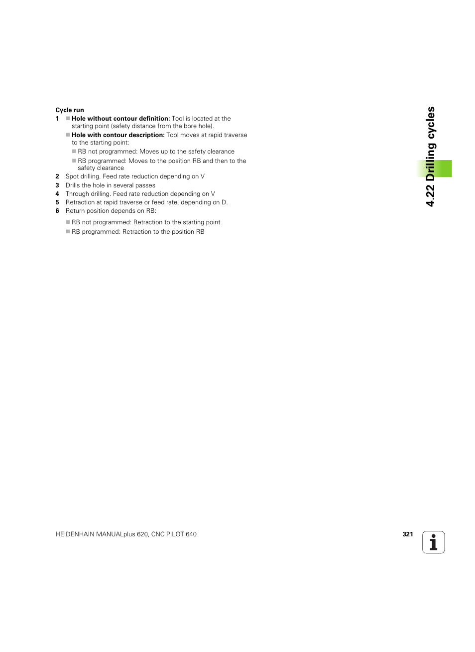 22 dr illing cy cles | HEIDENHAIN SW 54843x-02 DIN Programming User Manual | Page 321 / 601