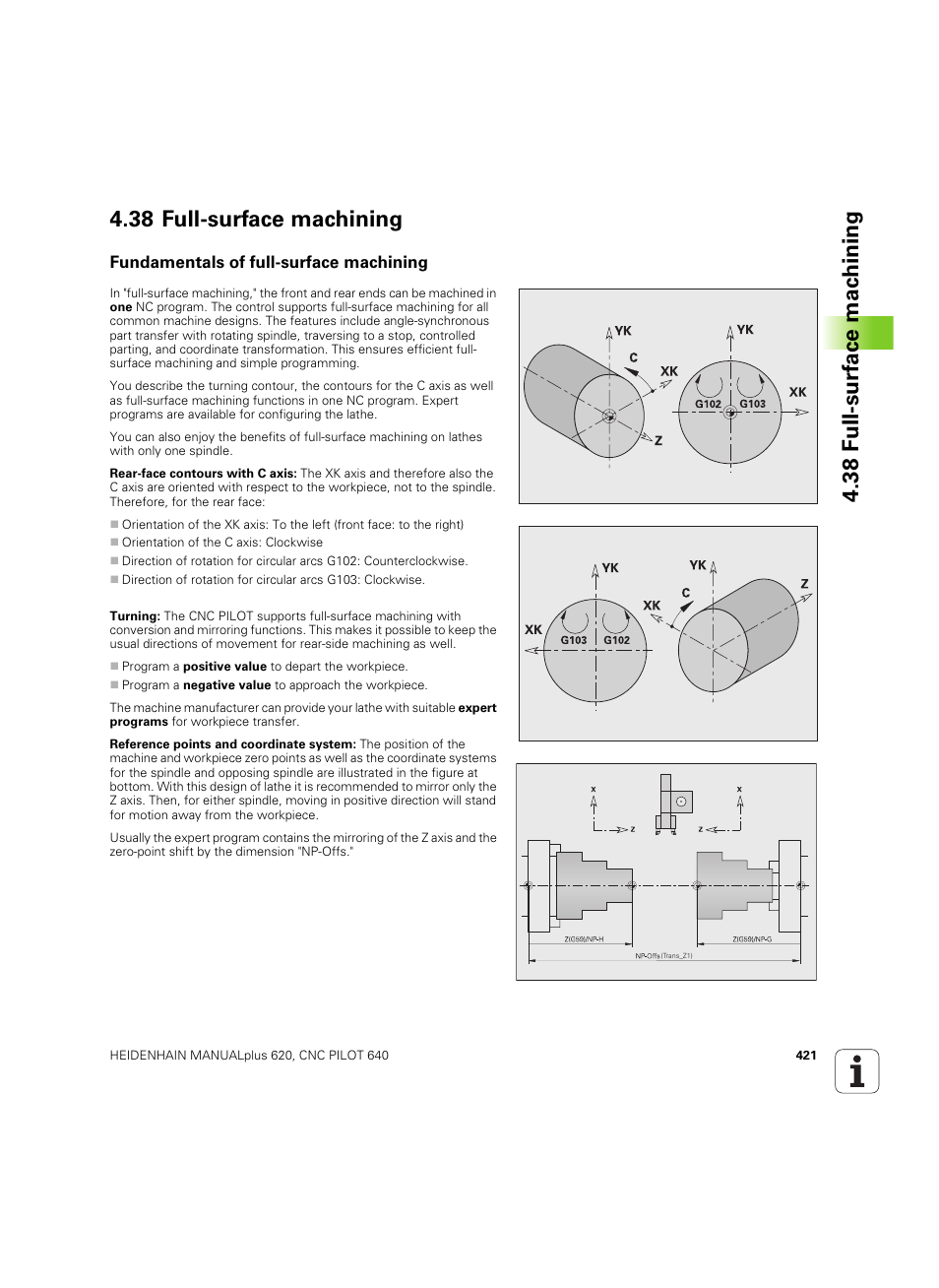 38 full-surface machining, Fundamentals of full-surface machining | HEIDENHAIN SW 54843x-02 DIN Programming User Manual | Page 421 / 601
