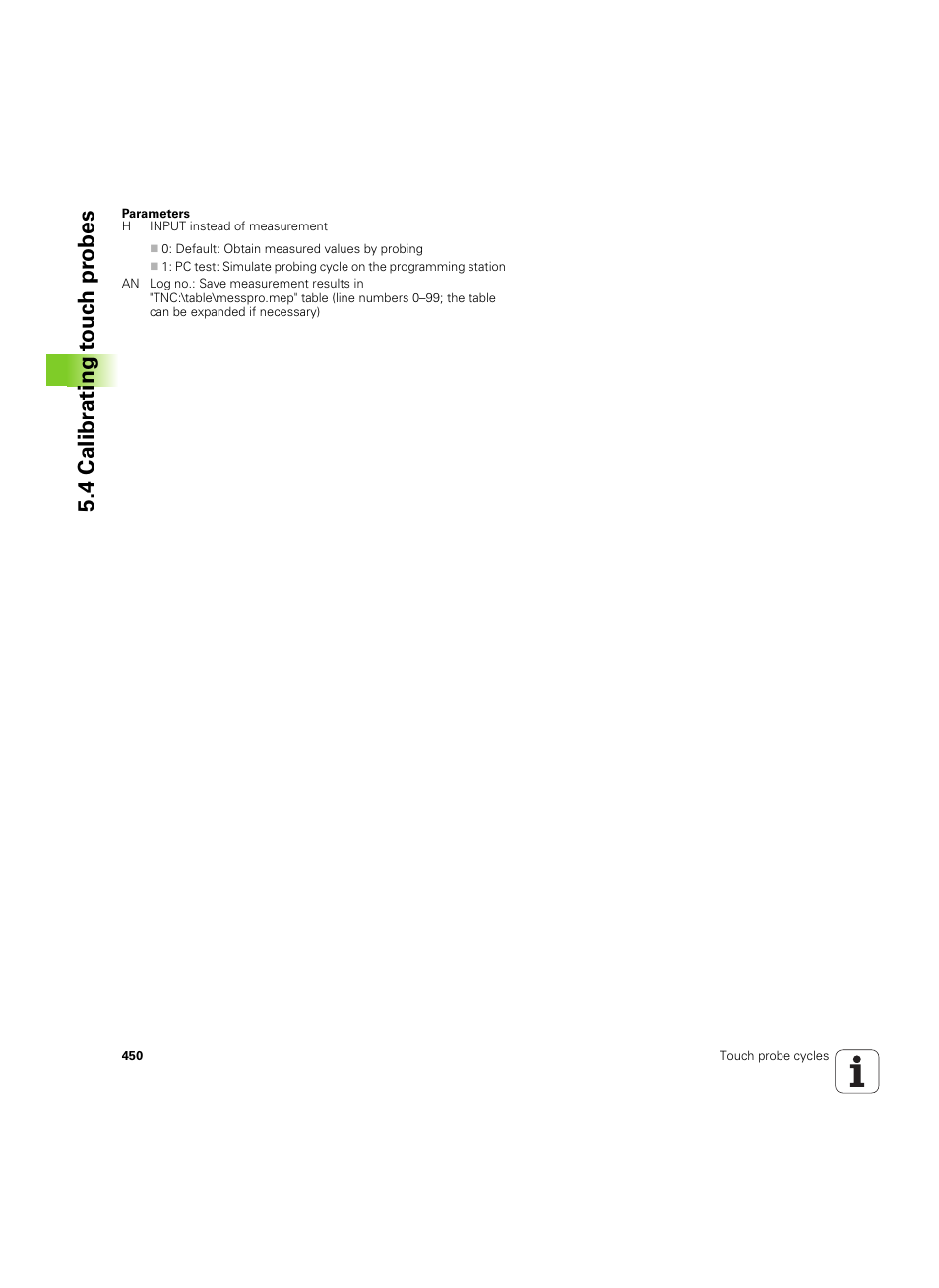 4 calibr a ting t ouc h pr obes | HEIDENHAIN SW 54843x-02 DIN Programming User Manual | Page 450 / 601
