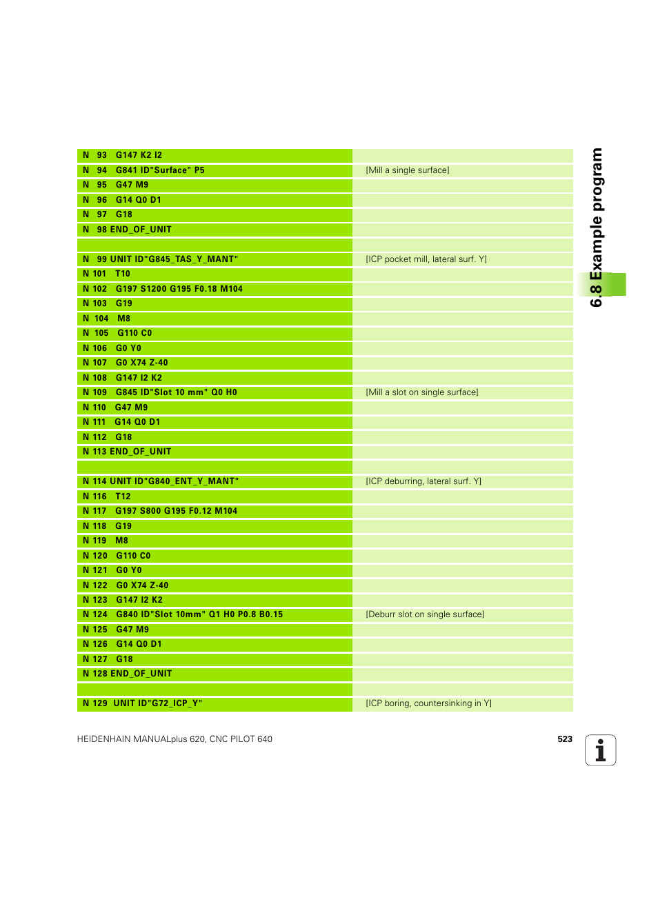 8 example pr ogr am | HEIDENHAIN SW 54843x-02 DIN Programming User Manual | Page 523 / 601