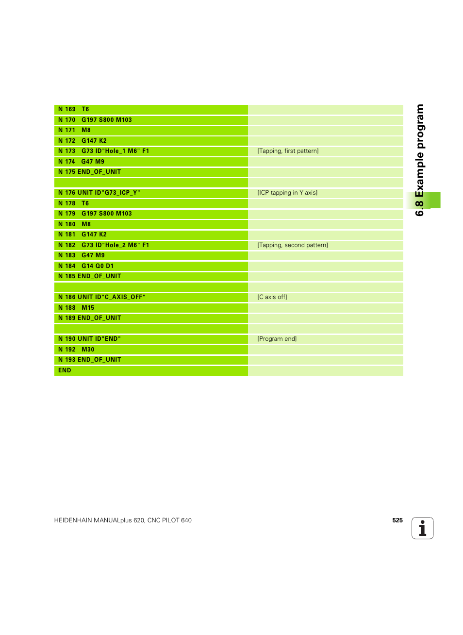 8 example pr ogr am | HEIDENHAIN SW 54843x-02 DIN Programming User Manual | Page 525 / 601