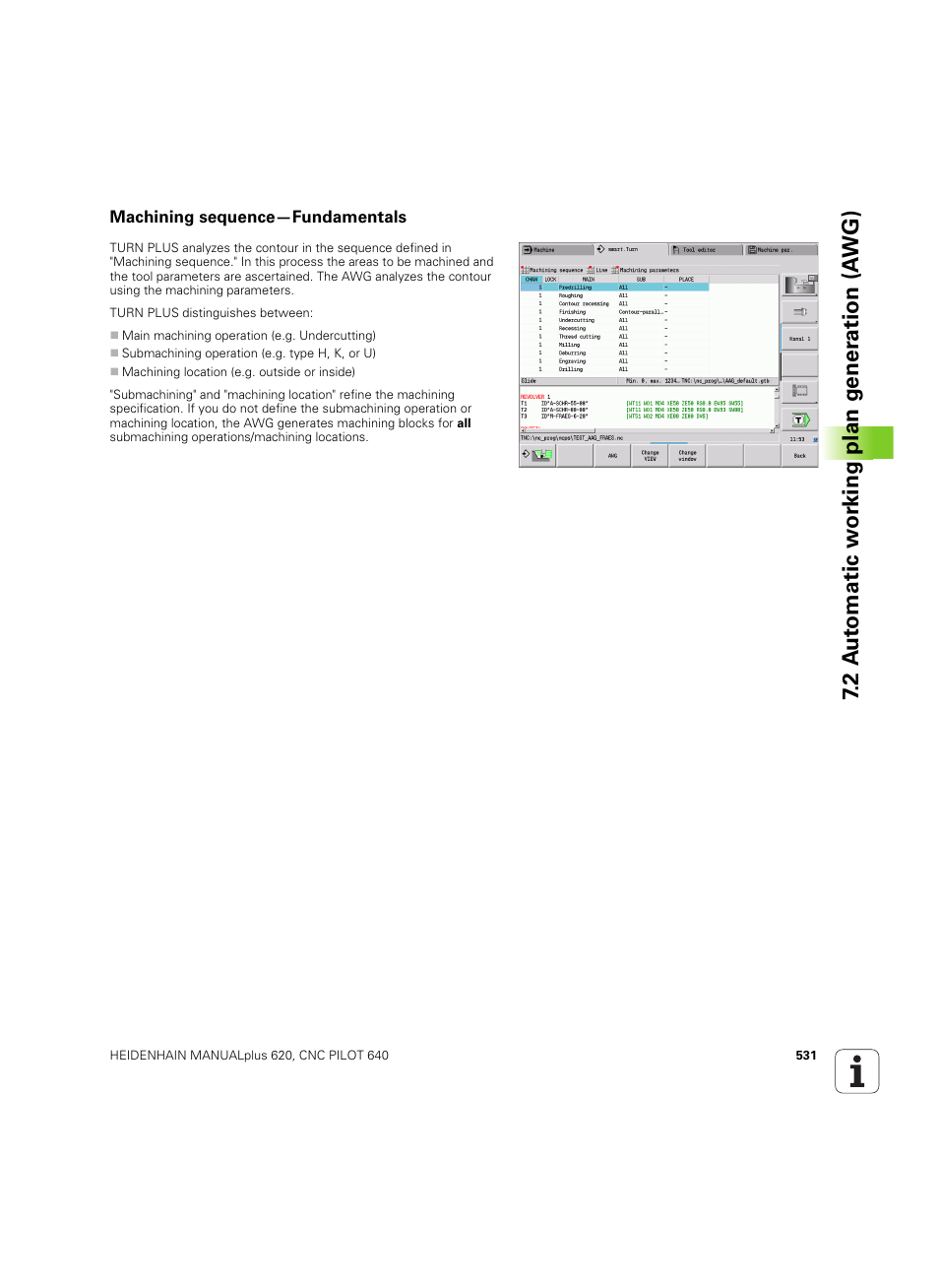 Machining sequence—fundamentals | HEIDENHAIN SW 54843x-02 DIN Programming User Manual | Page 531 / 601